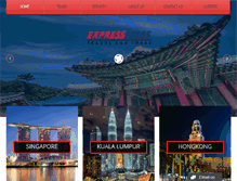 Tablet Screenshot of expressmilestravel.com